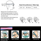 Bike Helmet For Men Women With Safety Led Back Light Detachable Magnetic Goggles
