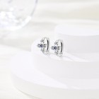 Pandach 925 Sterling Silver Baroque Style Cross Huggie Hoop Earrings Women Men