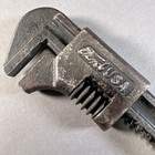 Vintage Antique Ford Branded 9  Smooth Jaw Adjustable Wrench - Usa