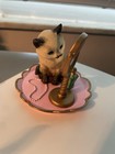 Lenox Fairest Feline Siamese Cat Figurine-kitty   Mirror