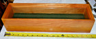 18 x5 x4  Small Display Case With Oak Finish Handmade Wood Box With Glass Top 
