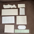 80 s Vintage Surf Shop  Stickers - Lot Of 9 Clearwater  Treasure Island 