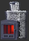 Cast Iron Wood Burning Sauna Stove Heater Avangard25 For Banya  Steam Room