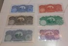 Set Palestine 6 Banknotes Printed On Smooth Paper And Gelatin   Copy  Not Real  