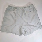 Calvin Klein Linen Blend High Rise Shorts Womens Size Large Light Green Casual