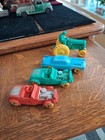 Lot Of 4 Vintage Auburn Rubber Co  Toy Vehicles Cars   Tractor 