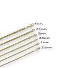 Rope Anklet - 10k Yellow Gold