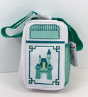 Disney Parks 2026 Trash Can Castle Teal Kitchen Lunch Box Bag Crossbody Purse