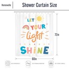  Kids Inspirational Quotes Shower 60 w X 72 l  pack Of 1  01quote white 