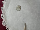 3 Different Vintage Doilies With Tatted Edges  3 Sizes   Very Dainty Victorian