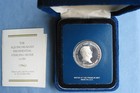 1986 Philippines 25 Piso Aquino-reagan Presidential Sterling Silver Coin Proof