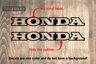2x Honda Decals  Honda Sticker  1 Set  Helmet Boat Motorcycle Pwc Jetski Atv Car