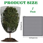 10 X 10 Ft Bird Netting Cover With Tree Netting     3mm Mesh Zipper   Drawstrin   
