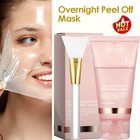 Collagen Overnight Wrapping Mask   Brush  Korean Glass Skin Elasticity Hydration