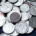 Set Of  100 Random Bermudian Coins Bulk Lot 1 Lb Collection Of Coins         