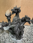5-headed Smoke Breathing Dragon Incense Burner - Highly Detailed - Fantasy