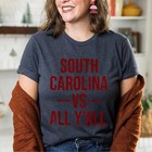 South Carolina Vs All Y all Vintage Weathered Southerner Unisex T-shirt