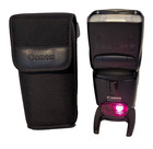 Canon Speedlite 430ex Electronic Camera Flash W stand   Bag
