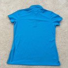 Nwt Lady Hagen Pique Golf Polo Shirt Womens Medium Blue Oasis Short Sleeve