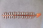 New   Old Stock - Vintage Signed Matisse Copper   Blue Enamel Bracelet With Tag
