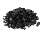 500 Pcs Pack 3 4 - 19mm R-type Cable Clamps Nylon Black