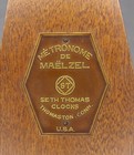 Vintage Metronome De Maelzel Wood Made By Seth Thomas Clock Co  Usa Works  Box