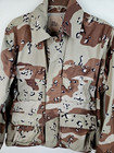 Desert Storm Military Us Army Camo Utility Jacket Small X-short Chocolate Chip