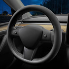 Nappa Leather Ultra-thin Steering Wheel Cover  For Tesla Model 3 y Steering Whee