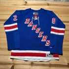 Reebok New York Rangers Chris Kreider  20 Nhl Hockey Jersey Women s Size Medium