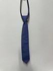 2 Youth Boys M l Black Satin Clip On   Blue Adjust Length Zip Necktie Cat   Jack