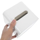 Multifunction Tissue Box Cover Square Plastic Tissue Cube Holder Storage