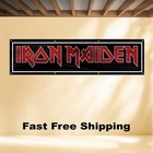 Iron Maiden 2 x8  Banner Flag Heavy Metal Band