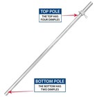 Antiques Windless Full Curve Advertising Thrift Store Banner Flag   Pole Kit
