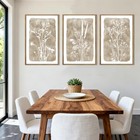  Beige Artwork 16x24 Inch Framed Wall Art Large 24 l X 16 w Beige Floral