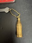 Vtg Coke - 1963 World   s Fair Chicago Pocket Knife  Key Chain  Flat Bottle Opener
