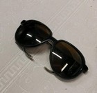 Vintage Bolle Extreme Glacier Sunglasses Acrylex Lenses Leather Side Shields  75