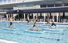 Swimline Solfit Aquatic Swimming Pool  Pond  Lake Fitness Mat - 94  X 36  X 6 