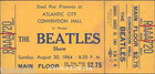 11 1964 The Beatles Full Unused Concert Tickets Scrapbooking Frame Reprint Set 2