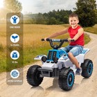 6v Kids Ride On Car Toys 4-wheeler Quad Atv Play Car For Kids Ride On Toy Gift