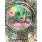 Vintage Rainbow Carnival Glass Plate bowl