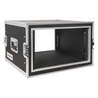 Sound Town Shock Mount 6u Plywood Rack Case W  21  Rackable Depth  strc-sp6u 