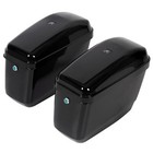 Hard Motorcycle Saddle Bags Saddlebags For Harley Softail Kawasaki Vulcan Yamaha