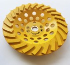 New 7    24 Turbo Segments Edco Diamond Grinding Cup Wheel W pin Hole- The Best