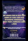 Cosmic Slab Pack Autograph Edition  guaranteed Graded Autograph Card  Msrp  129