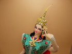 Thai Dancer Dancing Embellished Costume Doll Figure Collectible Home Decor 8 