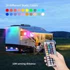 16 4 Ft Led Strip Lights Remote Control 5050 12v Rgb Flexible Strip Light Indoor