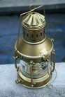 Nautical Marine Brass Boat Light Antique Hanging Oil Lamp Ship Anchor Lantern