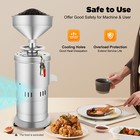 110v Silver Electric Peanut Butter Machine Grain Grinder Aluminum Alloy Hr-100y