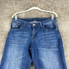 Jonathan Martin Skinny Jeans Women s Size 6 Blue Mid Rise Cotton Blend Pants