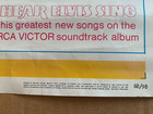 Speedway Original Insert Movie Poster Elvis Nancy Sinatra 1968